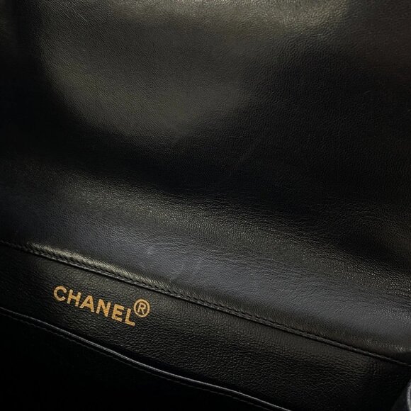 CHANEL Matelasse Double Face Chainshoulder Lambskin Black - Picture 13 of 16